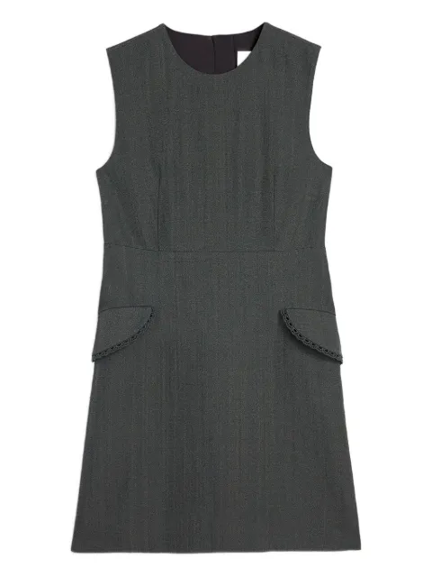 Jil Sander silk blend mini dress Grey J01CT0266J65005