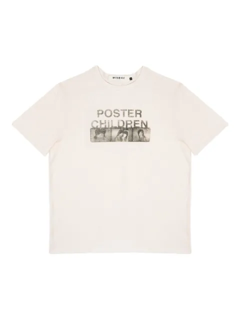 MISBHV Poster Children graphic T-shirt Neutrals 251M113