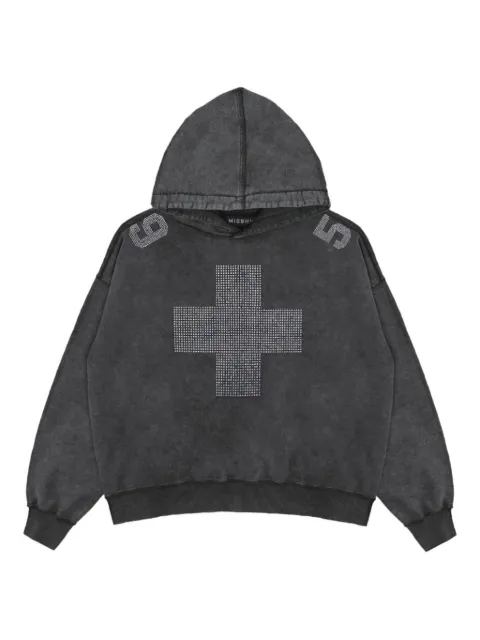 MISBHV embellished-cross hoodie Black 251M207