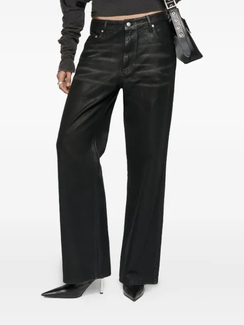 MISBHV Austin coated five-pockets straight-leg jeans Black 251W306