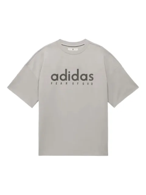 Fear of God Athletics x Adidas logo T-shirt Grey JZ4894