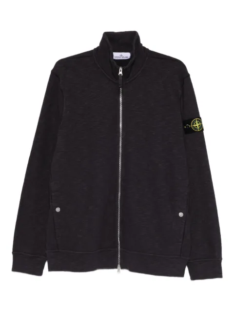 Stone Island zip-up sweatshirt Black K2S156100055S0238