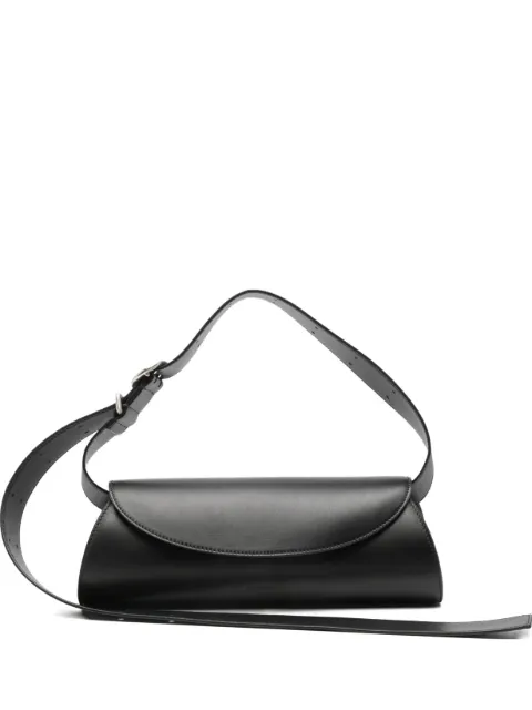 Jil Sander small Cannolo leather crossbody bag Black J25WD0030P5713