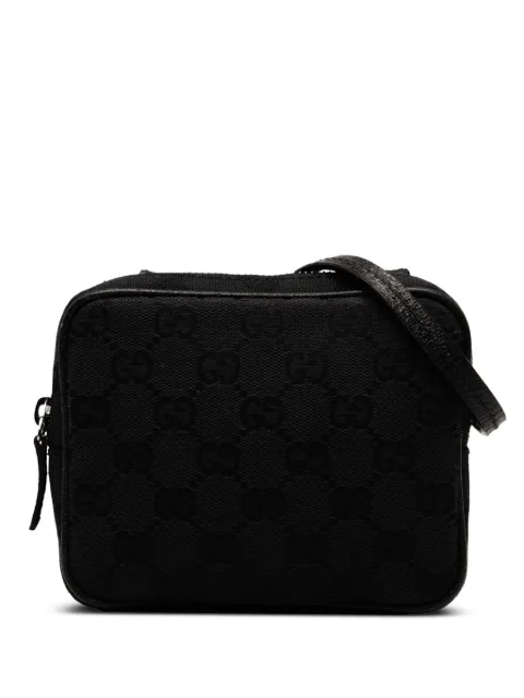 Gucci Pre-Owned 2000-2015 GG Canvas crossbody bag Black GQL67JHAANEFROH0