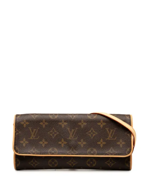 Louis Vuitton Pre-Owned 2000 Monogram Pochette Twin GM crossbody bag Brown PZD3N9S0IAPW3EVN
