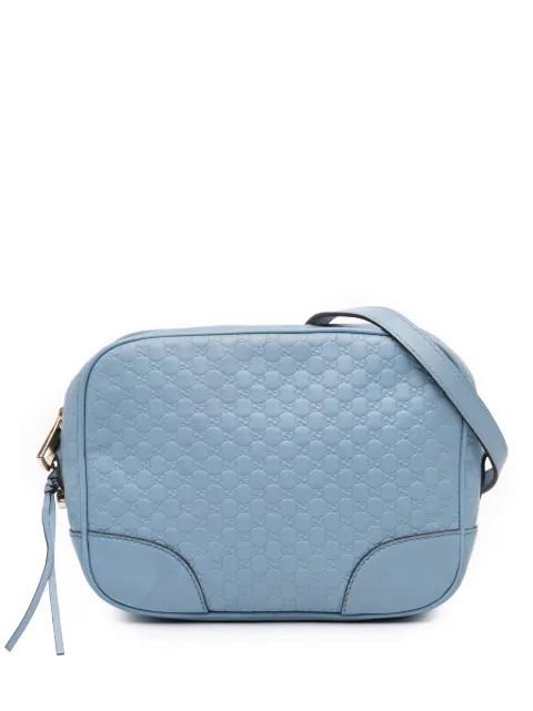 Gucci Pre-Owned 2016-2025 Mini Microguccissima Bree crossbody bag Blue ANJZ1N230766G9VK