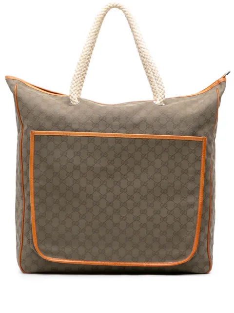 Gucci Pre-Owned 2016-2025 GG Canvas Rope tote bag Brown O8HPXBU5GQE5HLEZ