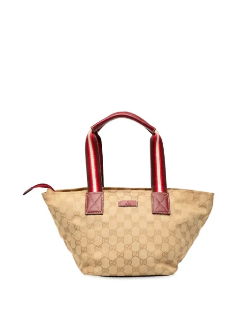 Gucci Pre-Owned 2000-2015 GG Canvas Web handbag Brown 2JOYY58GW6QA0DUT