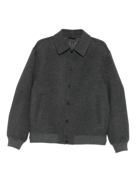 FENDI wool overshirt Grey FW1413AVIX