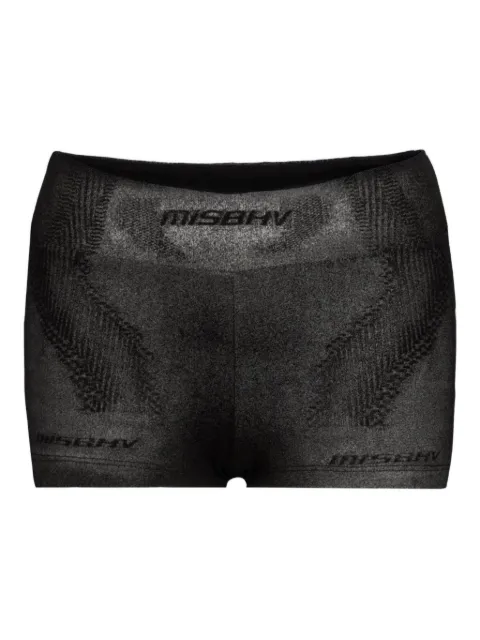 MISBHV logo-detail shorts Black 250W351