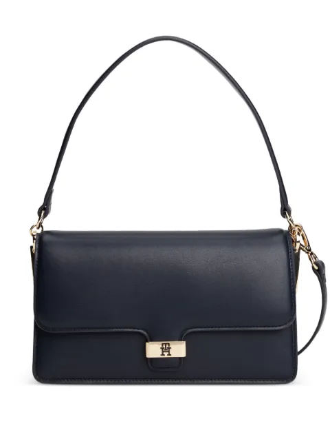 Tommy Hilfiger logo-plaque shoulder bag Blue AW0AW18029DW6