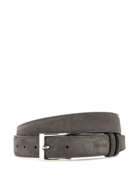 Hogan logo buckle belt Grey KFMC00N1101QA3