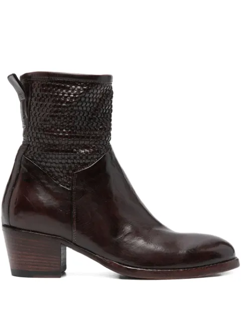 KING TARTUFOLI SHOES 45mm leather boots Brown 0314