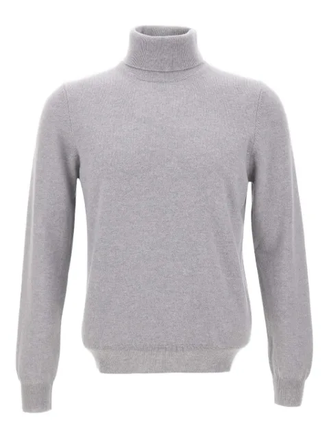 Gran Sasso ribbed turtleneck sweater Grey 5515719690061