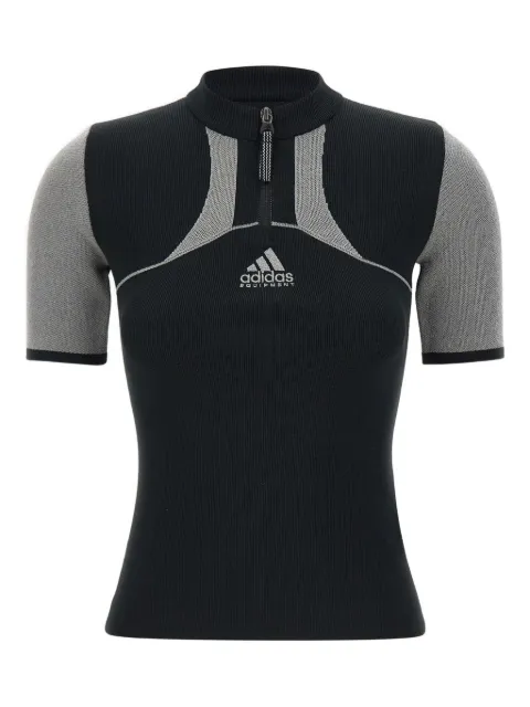 adidas EQT SS zip-up top Black JW7343