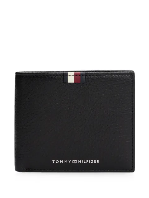 Tommy Hilfiger logo-lettering wallet Black AM0AM13340