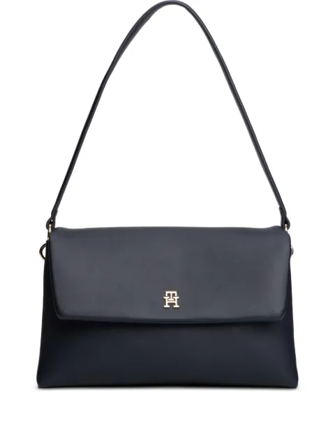 Tommy Hilfiger logo-plaque shoulder bag Blue AW0AW17695DW6