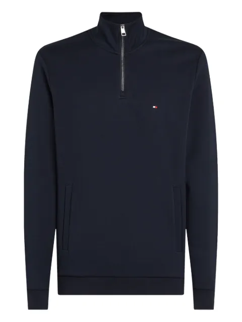 Tommy Hilfiger performance quarter-zip mock-neck sweater Blue MW0MW36510