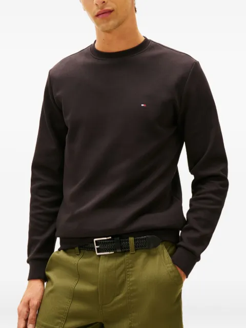 Tommy Hilfiger logo-patch sweater Black MW0MW37241