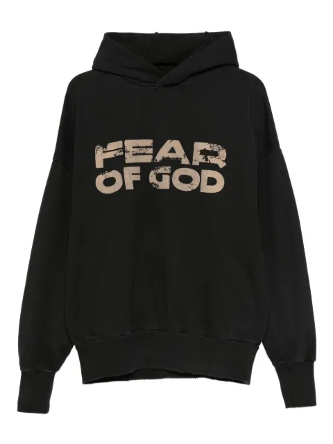 Fear Of God logo hoodie Black FG25FW1212102BHFUS
