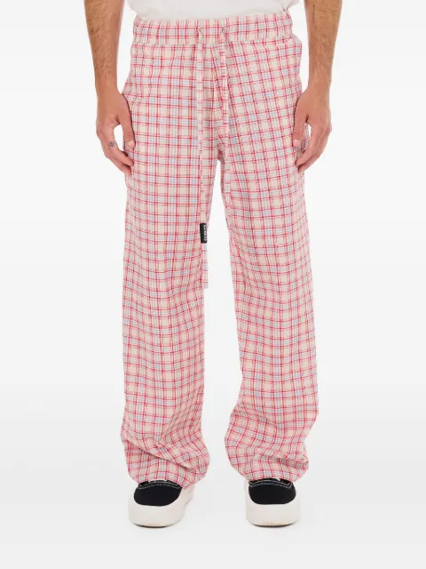 Nahmias Summerland plaid-pattern trousers Neutrals W78P39F13621