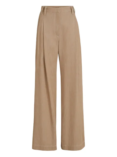 Brunello Cucinelli Monili-detail trousers Brown MB125P5759C005