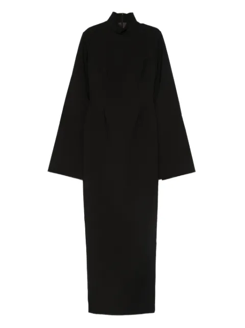 Solace London Josefine long-sleeve maxi dress Black OS46013