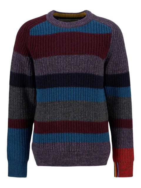 Barbour striped wool sweater Blue MKN1697MKNMI11