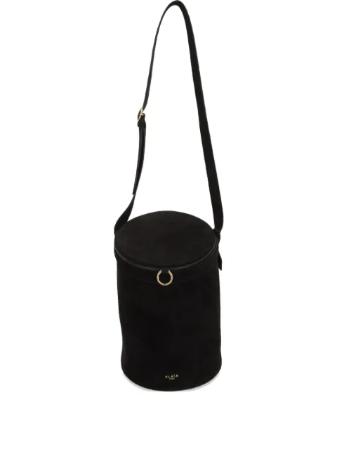 Alaïa leather shoulder bag Black AA1L2011CA328