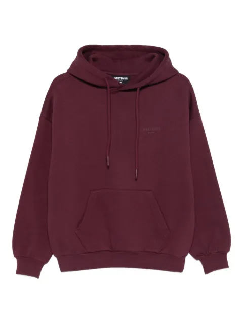 WRSTBHVR Studio V12 drawstring hoodie Red U2025TT3064