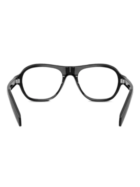 Prada Eyewear pilot-frame glasses Black SPRC12V16K1O1
