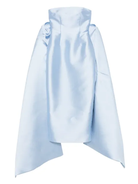 Solace London Renee strapless midi dress Blue OS46040