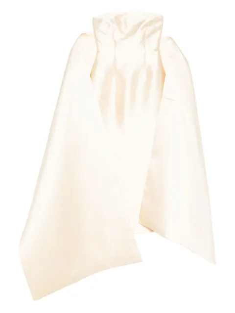 Solace London The Renee strapless midi dress Neutrals OS46040
