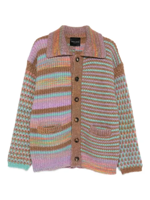 Roberto Collina patterned cardigan Brown 253M50005