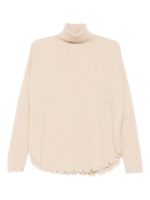 kujten Mavis frayed sweater Neutrals F3102