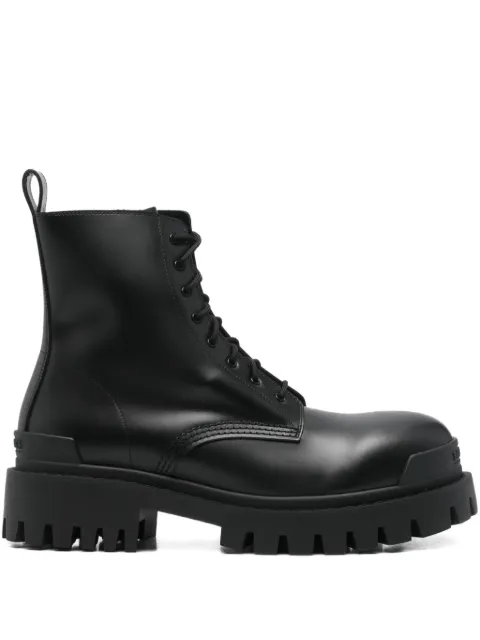 Balenciaga 49mm lace-up boots Black 844967WA960