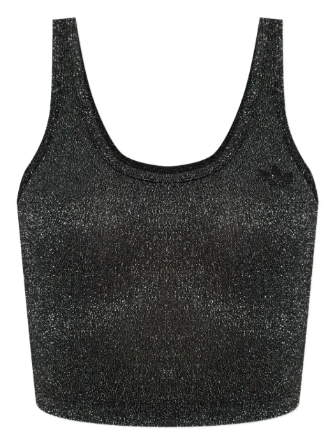 adidas Lurex® sleeveless top Black KS7792
