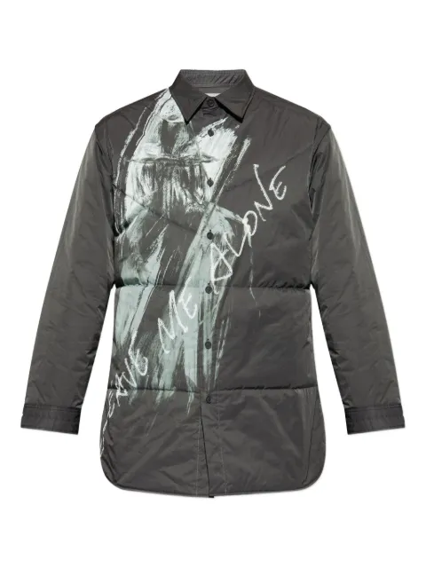 Yohji Yamamoto quilted overshirt Grey HLB41909