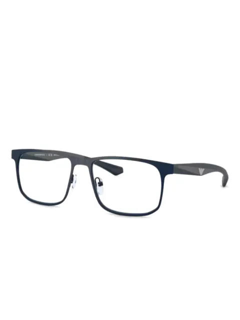 Emporio Armani rectangle-frame glasses Blue 0EA1163
