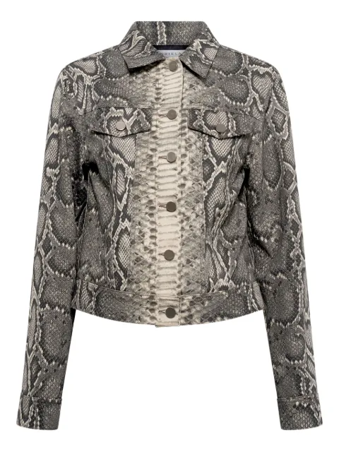 Gabriela Hearst Bronte python-print jacket Grey 1255782T130P01