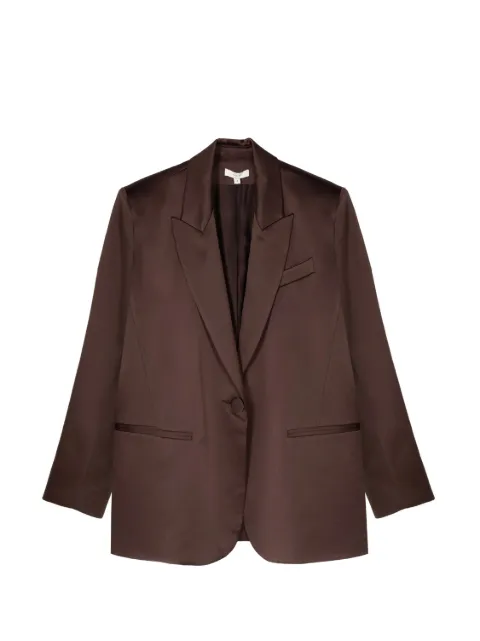 The Sei oversized silk blazer Brown TS5015
