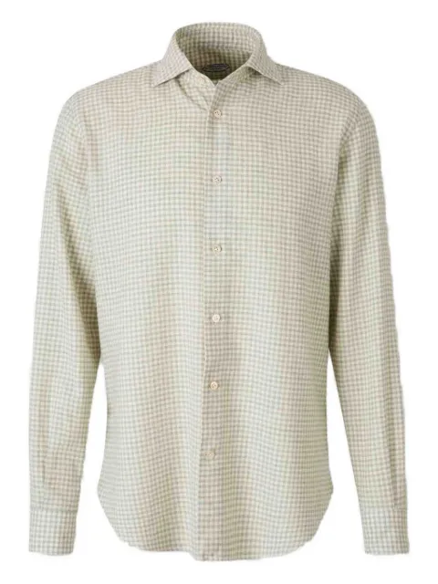 Vincenzo Di Ruggiero check-pattern shirt Neutrals 3G15CYZ4YYFIRENZE15022505