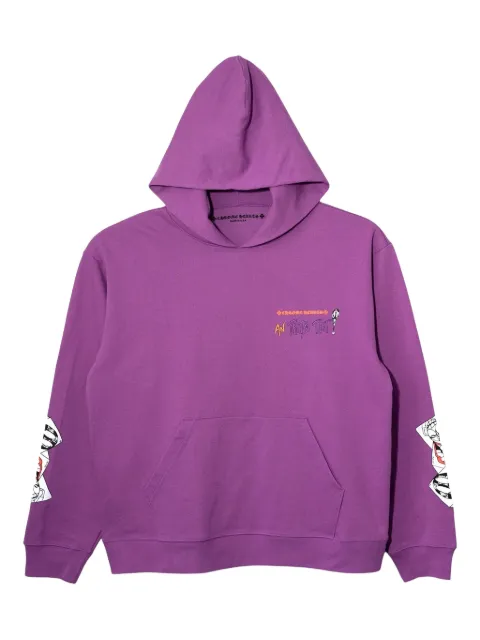 Chrome Hearts matty boy hooded sweatshirt Purple CHRM0355