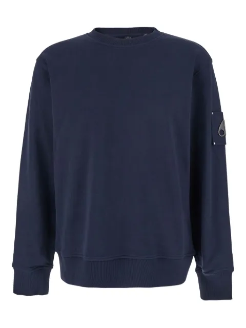 Moose Knuckles logo-appliqué sweatshirt Blue M35MS706833
