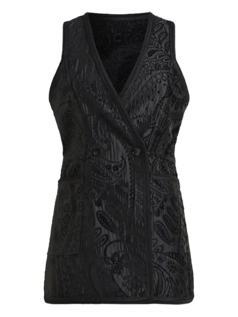 ETRO reversible sleeveless waistcoat Black WRDA002899TJD96