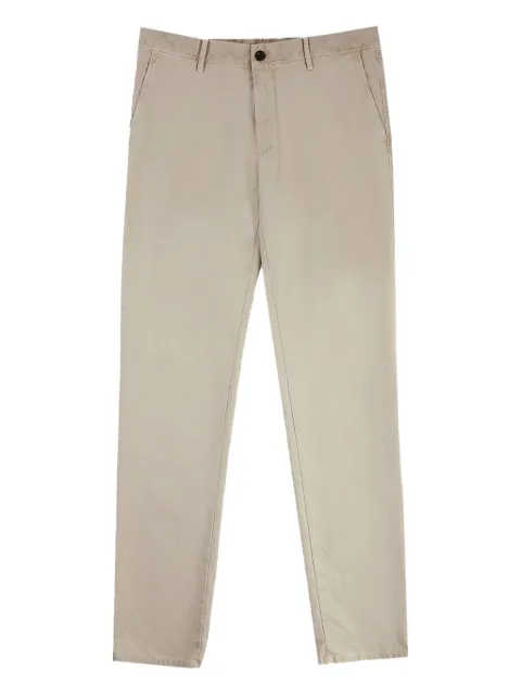 Incotex Tricochino straight trousers Neutrals 18S1004611D