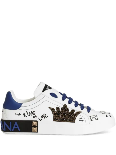 Dolce & Gabbana Portofino lace-up sneakers White CS1759A0219