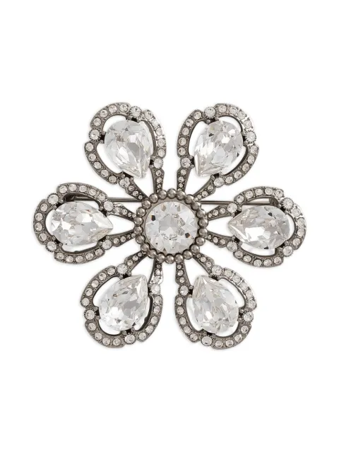 Dolce & Gabbana Sartoria floral brooch Silver WPS1F9W1111