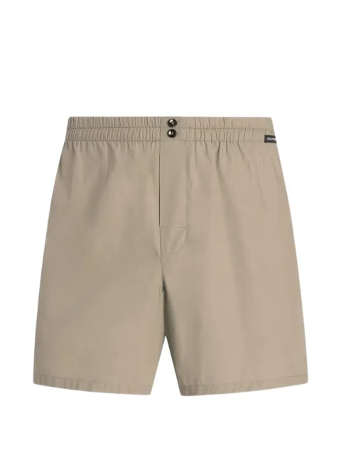 Dolce & Gabbana cotton poplin boxer shorts Neutrals M3A12TON0ED