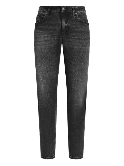Dolce & Gabbana logo-plaque jeans Grey GYJCCDG8OM9